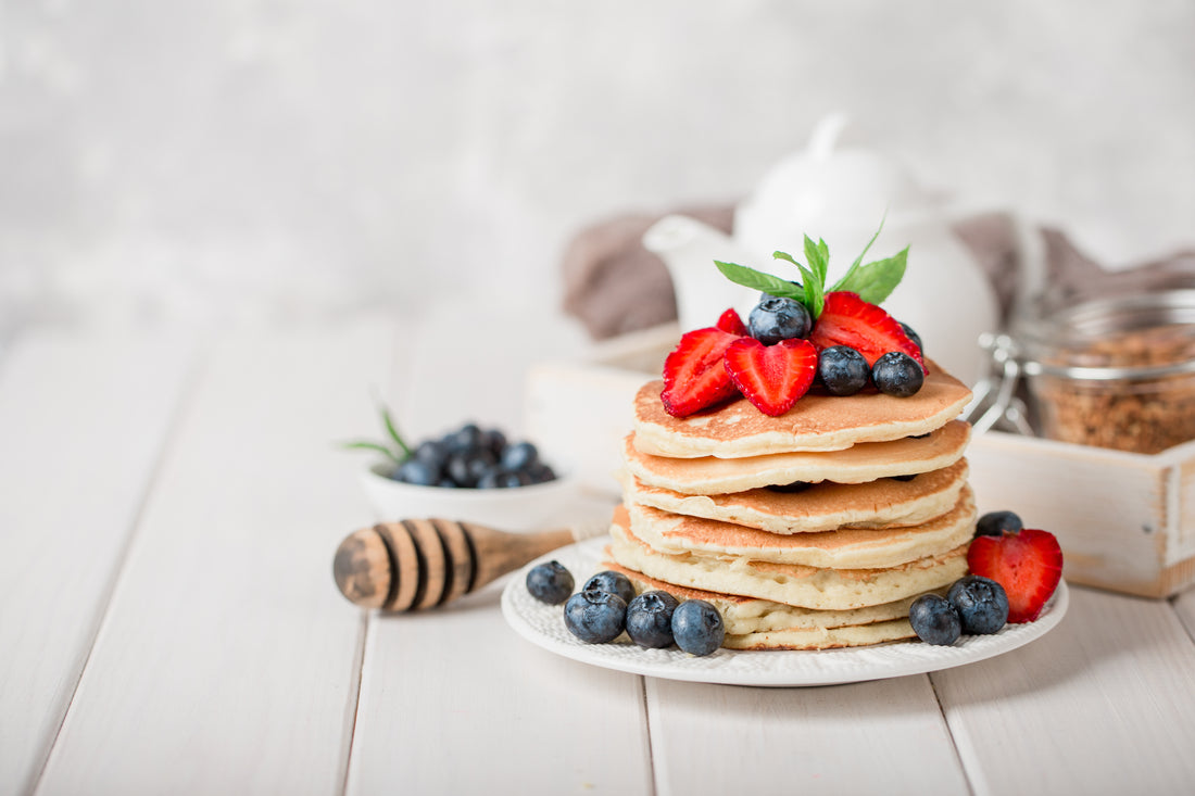 Herbalife protein pancakes made with Protein Bake Mix