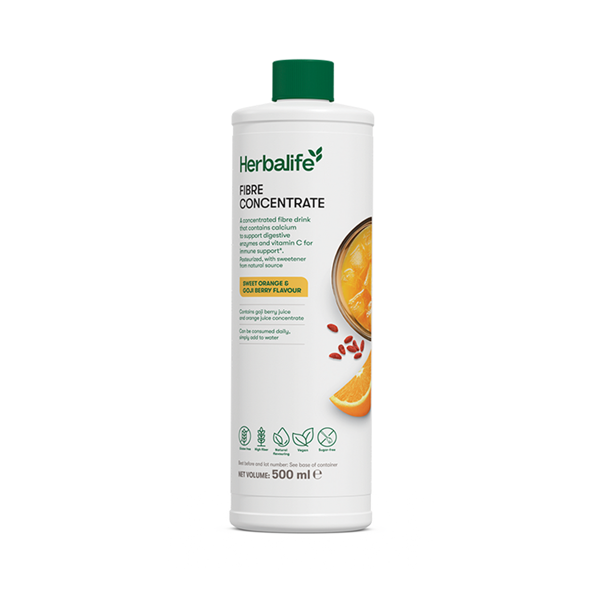 Herbalife Fibre Concentrate Sweet Orange & Goji Berry, 500 ml bottle